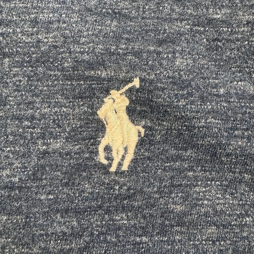 Polo Ralph Lauren Men's size XL Custom Fit Long Sleeve T-Shirt Navy Blue Heather